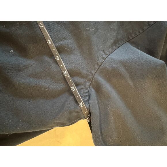 Vintage Polo Ralph Lauren Navy Zip Jacket Old Money Preppy Coastal XL Plain - Picture 9 of 9